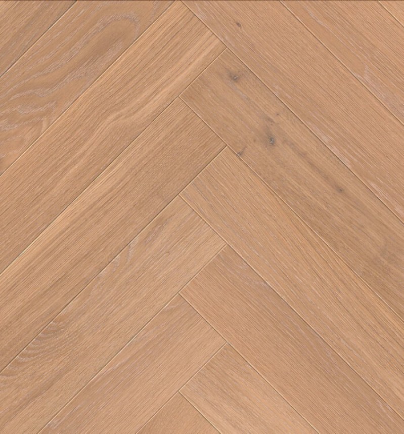 Паркетная доска Living Tree - Дуб Саванна, Натур (13,5х110х595мм) Английская елка